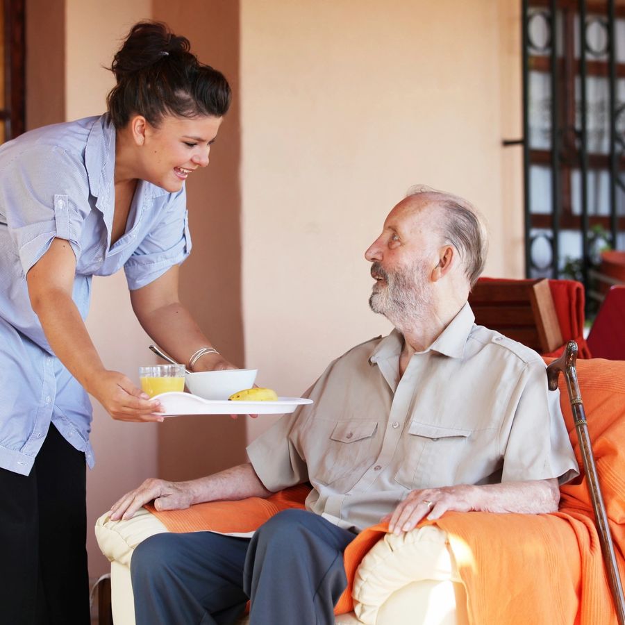 Domiciliary care at home